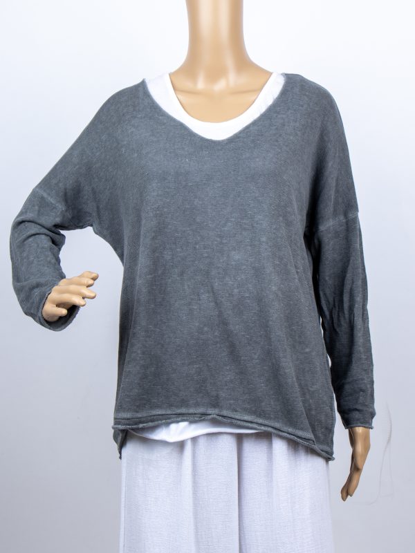 MAGLIA MORBIDA E CANOTTA - ( MODELLI GIA' SUPER VENDUTI ) – NUOVO LAVAGGIO EFFETTO VINTAGE - immagine 7