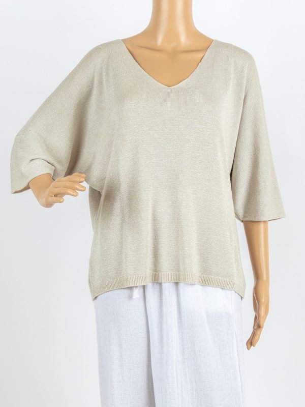 MAGLIA LUREX - ( MODELLI GIA' SUPER VENDUTI ) -  NUOVO LAVAGGIO EFFETTO VINTAGE - immagine 2