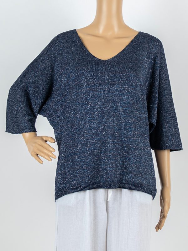 MAGLIA LUREX - ( MODELLI GIA' SUPER VENDUTI ) -  NUOVO LAVAGGIO EFFETTO VINTAGE - immagine 4