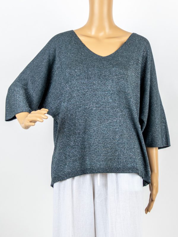 MAGLIA LUREX - ( MODELLI GIA' SUPER VENDUTI ) -  NUOVO LAVAGGIO EFFETTO VINTAGE - immagine 9
