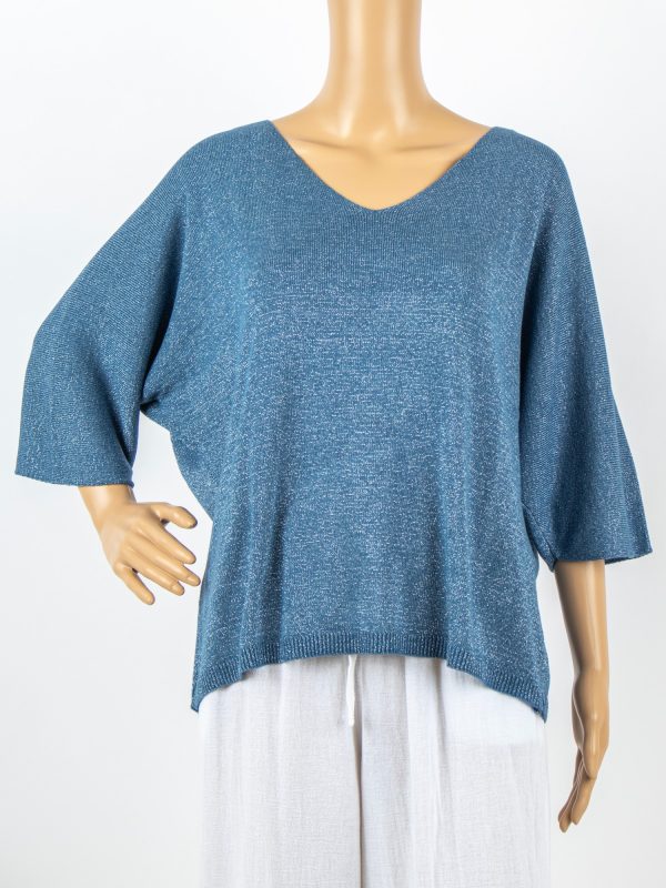 MAGLIA LUREX - ( MODELLI GIA' SUPER VENDUTI ) -  NUOVO LAVAGGIO EFFETTO VINTAGE - immagine 10